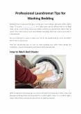 Professional Laundromat Tips for Washing Bedding - Prime Laundry PowerPoint PPT Presentation