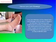 Hawaii Lomi Lomi Massage
