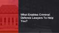 What Enables Criminal Defence Lawyers To Help You? PowerPoint PPT Presentation