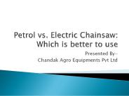 Petrol vs. Electric Chainsaw: Which is better to use