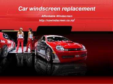 Car windscreen replacement