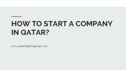 how start business in qatar