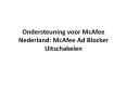 Ondersteuning voor McAfee Nederland: McAfee Ad Blocker Uitschakelen PowerPoint PPT Presentation