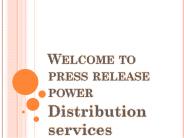 Press Release Distribution