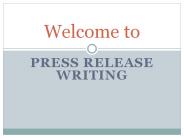 Press Release Writing Service