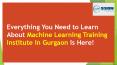 Machine Learning Course in Gurgaon (1) PowerPoint PPT Presentation