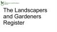 The Landscapers and Gardeners Register | Most Reliable Gardeners and Landscapers in the UK PowerPoint PPT Presentation