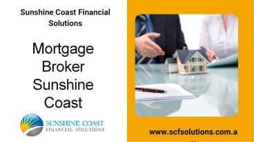 Sunshine Coast Financial Solutions