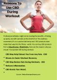 Reasons To Use CBD During Workout