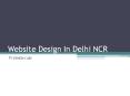 Website Design In Delhi Ncr PowerPoint PPT Presentation