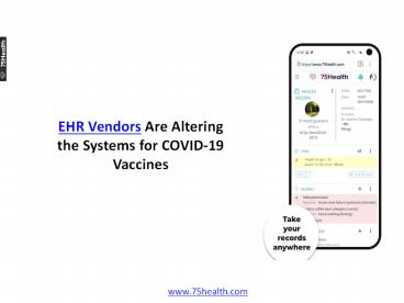 EHR Vendors Are Altering the Systems for COVID-19 Vaccines