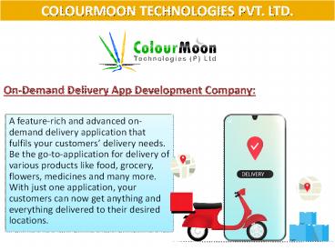 Food Delivery App Development Company in Vizag