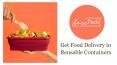 Get Food Delivery in Reusable Containers | Low Waste Meal Delivery