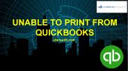 Unable to Print from Quickbooks