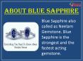 About Blue Sapphire