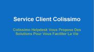 Service Client Colissimo
