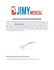 Surgical Scissors Uk and Modern Surgical Instruments