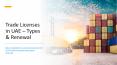 Trade Licenses in UAE – Types & Renewal PowerPoint PPT Presentation