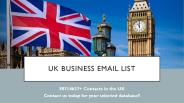 Business Email Addresses lists in UK