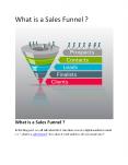What is a Sales Funnel ? PowerPoint PPT Presentation