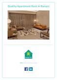 Apartment Rent In Banani PowerPoint PPT Presentation
