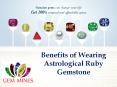 Benefits of Wearing Ruby Stone | Manik Stone Online | GemMines