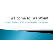 Welcome to iWebPoint
