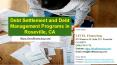 Debt Settlement and Debt Management Programs in Roseville, CA PowerPoint PPT Presentation