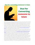 Most Powerful Dua for converting someone to Islam PowerPoint PPT Presentation