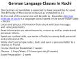 german language classes in kochi PowerPoint PPT Presentation