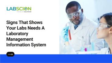 Right Time To Upgrade To LIMS