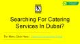 Best Catering Services In Dubai | Catering Companies Dubai PowerPoint PPT Presentation