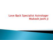 Get your love back specialist