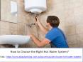 How to Choose the Right Hot Water System PowerPoint PPT Presentation