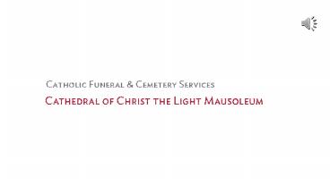 Get A Cremation Services at Holy Sepulchre Cemetery