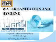 Water sanitation and hygiene