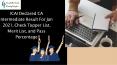 ICAI Declared CA Intermediate Result For Jan 2021, Check Topper List, Merit List, and Pass Percentage PowerPoint PPT Presentation