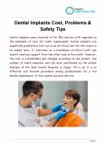 Dental Implants Cost, Problems & Safety Tips PowerPoint PPT Presentation