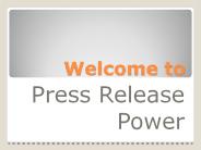 Accounting Press Release Submission