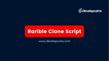 Rarible Clone Script