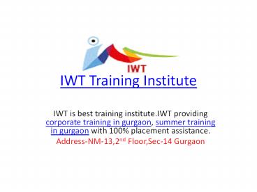 SEO Training Institute in Gurgaon
