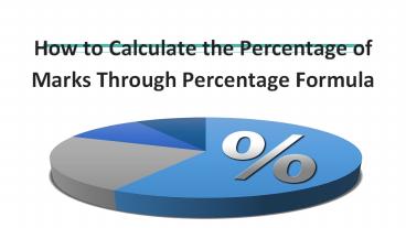 How to Calculate Percentage presentation | free to download