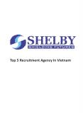 Top 5 Recruitment Agency In Vietnam PowerPoint PPT Presentation