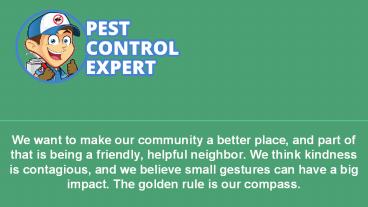 Affordable Pest Control Services - Pest Control Expert