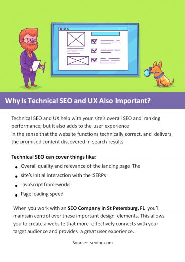 Why Is Technical SEO and UX Also Important?