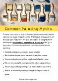 Common Painting Myths PowerPoint PPT Presentation