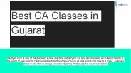 Best CA Classes in Gujarat