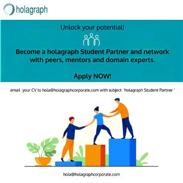 Holagraph Student Partners apply now