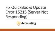 Fix QuickBooks Error Code 15215 (Troubleshooting Methods)