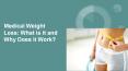 Medical Weight Loss PowerPoint PPT Presentation